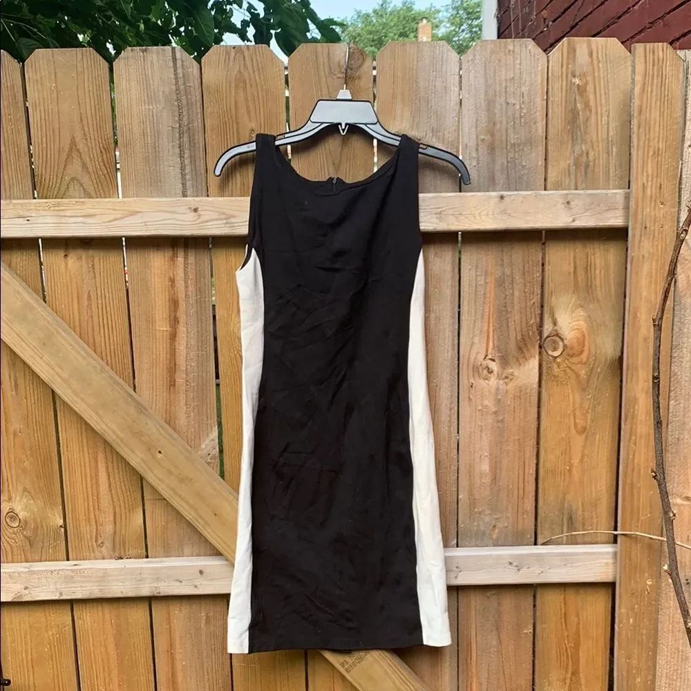 French Connection Black Sleeveless Halter Mini Dress